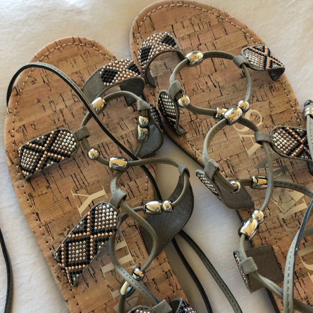 Lace up gladiator sandal